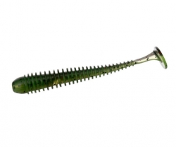Flagman gumová nástraha Mystic Fish 10 cm Black Chartreuse
